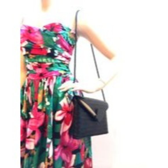 Black Clutch Handbag Shoulder Bag Chic Ethnic Handmade Vintage Bohemian Nature - Picture 3 of 7